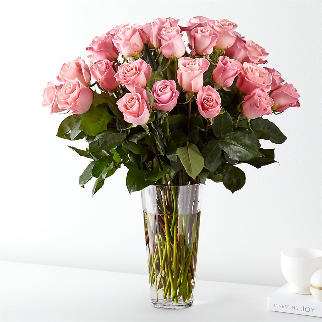Long Stem Pink Rose Bouquet – LANELLE'S FLORAL DESIGNS, Livonia LA