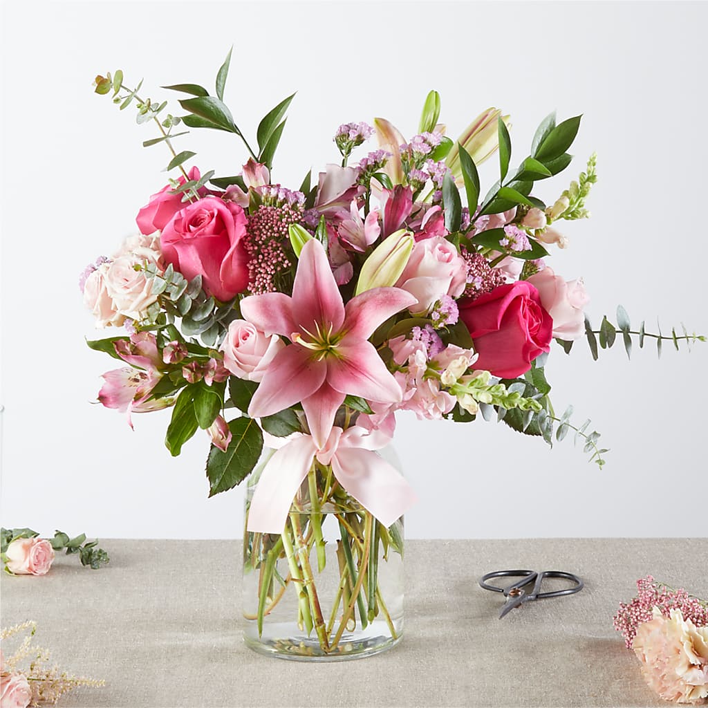 Pink Ribbon - A Florist Original – LANELLE'S FLORAL DESIGNS, Livonia LA