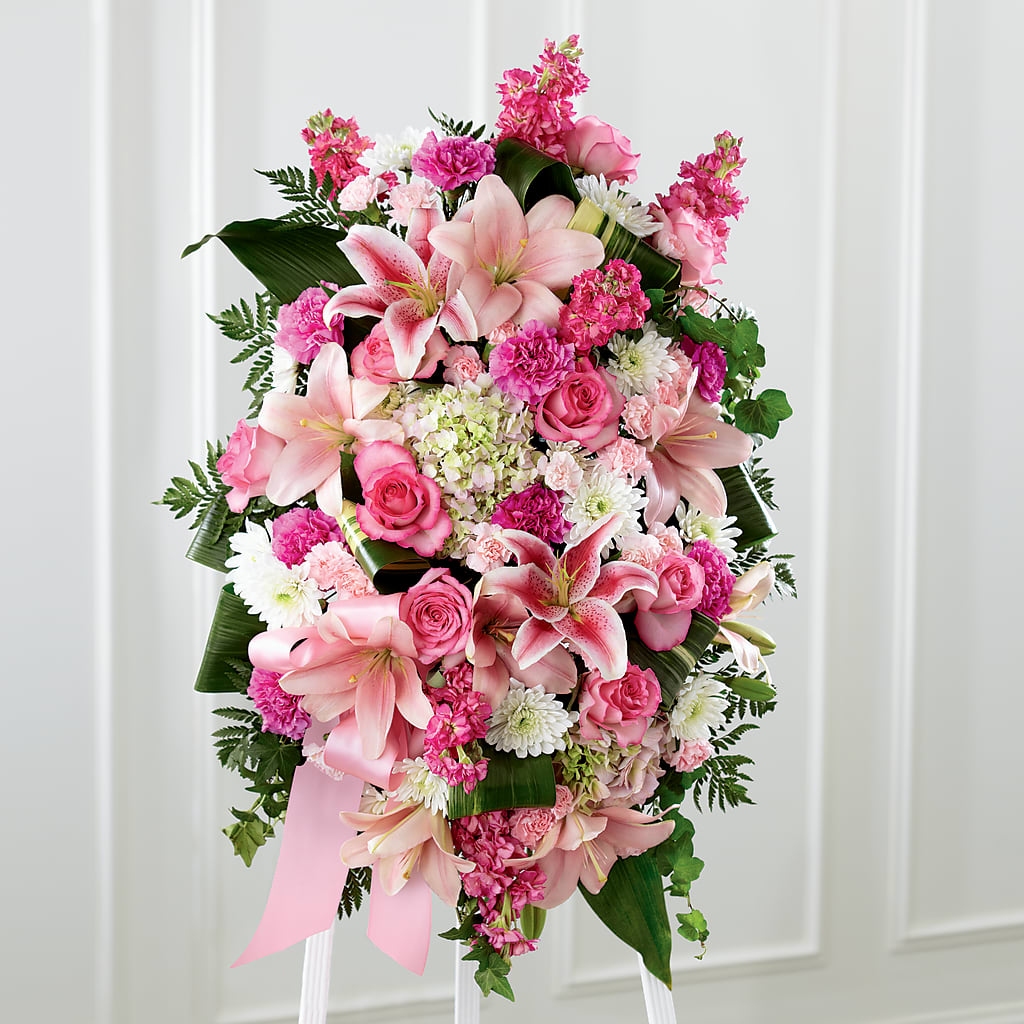 Comforting Standing Spray – LANELLE'S FLORAL DESIGNS, Livonia LA