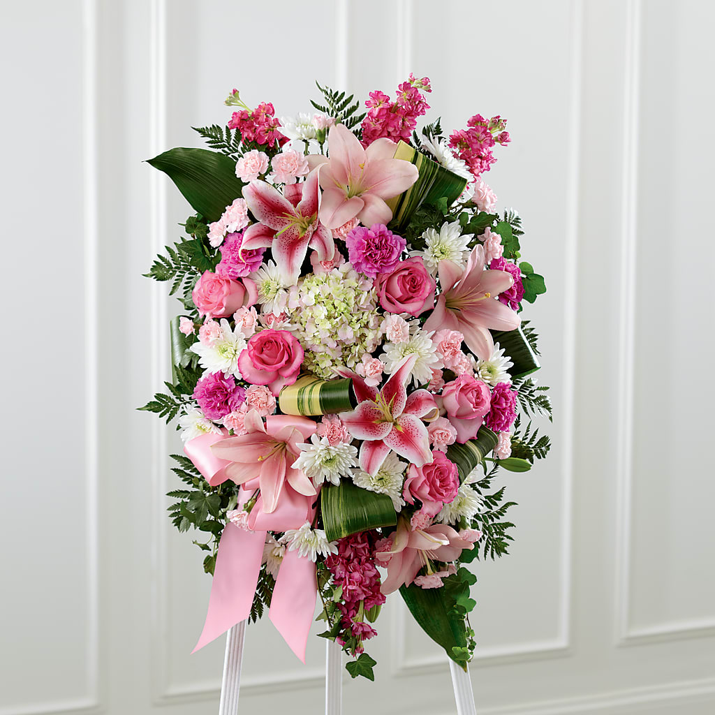 Comforting Standing Spray – LANELLE'S FLORAL DESIGNS, Livonia LA
