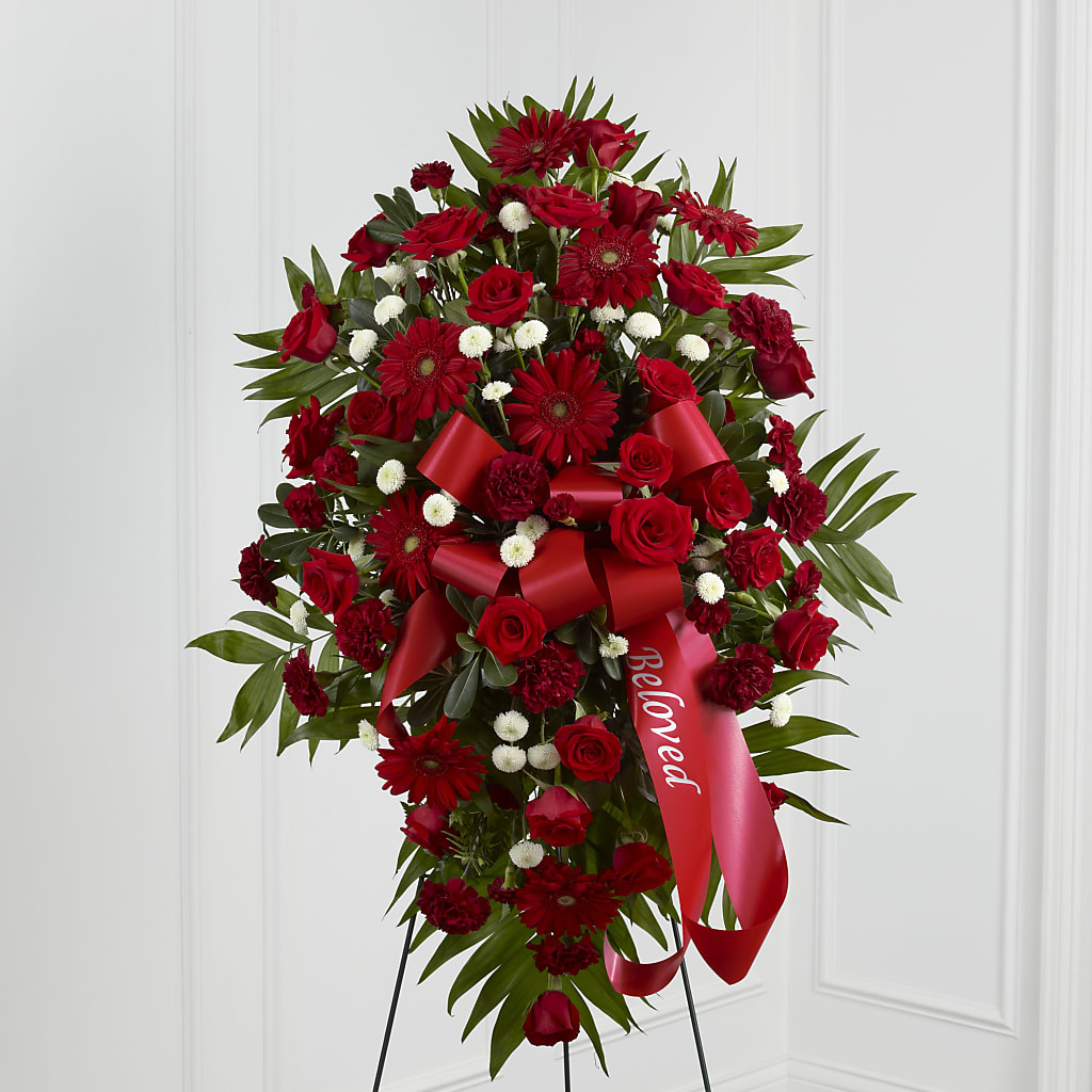 Treasured Memories Standing Spray – LANELLE'S FLORAL DESIGNS, Livonia LA