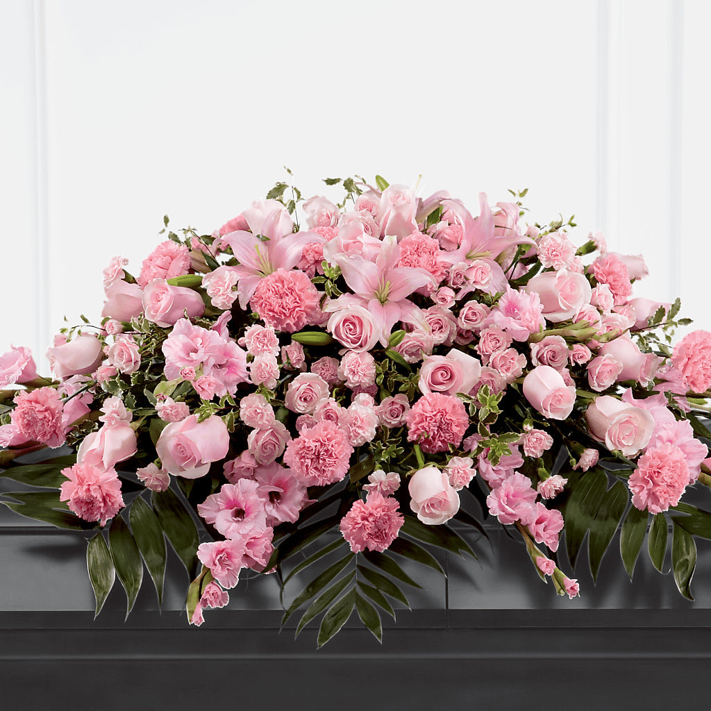 Garden of Comfort Casket Spray (Standard) – LANELLE'S FLORAL DESIGNS, Livonia LA