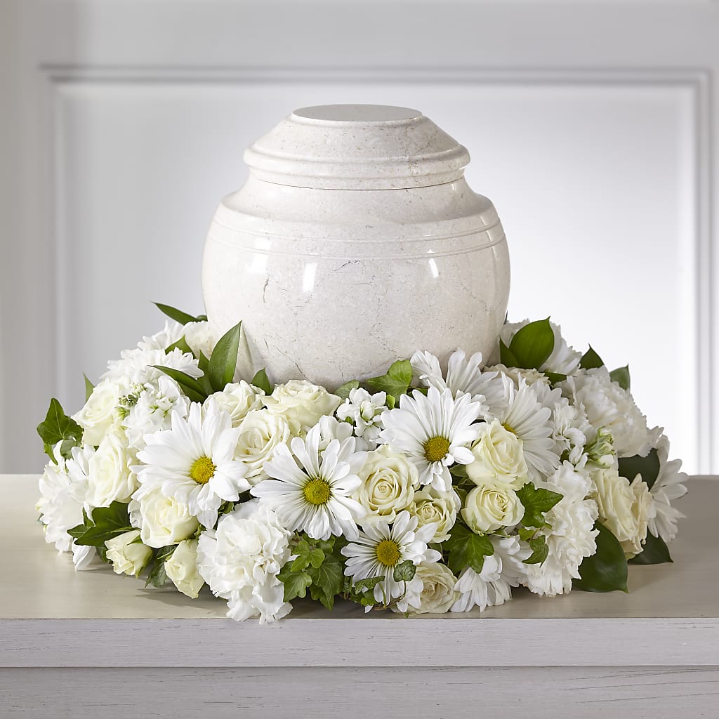 Ivory Gardens Cremation Adornment – LANELLE'S FLORAL DESIGNS, Livonia LA