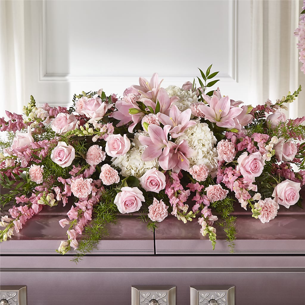 Life & Remembrance Casket Spray – LANELLE'S FLORAL DESIGNS, Livonia LA