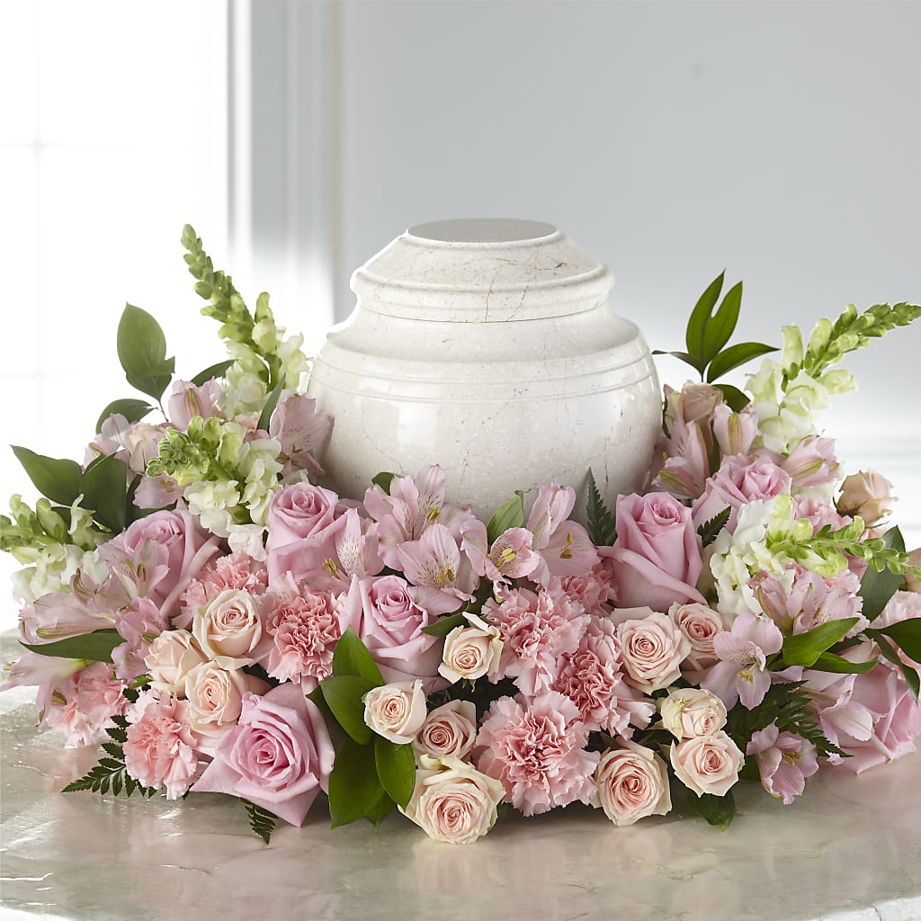 Blooms of Hope Cremation Adornment – LANELLE'S FLORAL DESIGNS, Livonia LA