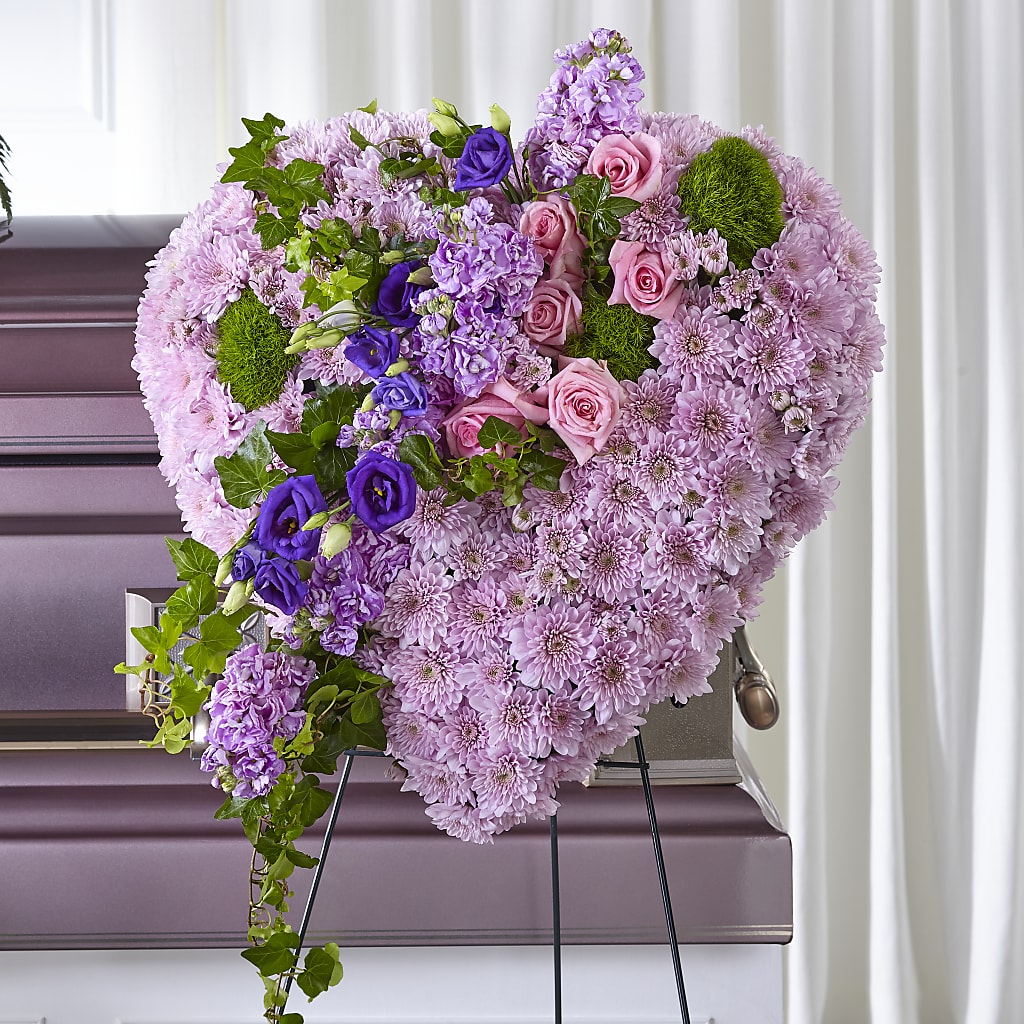 Treasured Love Standing Heart – LANELLE'S FLORAL DESIGNS, Livonia LA