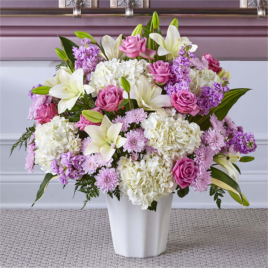 Heaven Sent Floor Basket – LANELLE'S FLORAL DESIGNS, Livonia LA