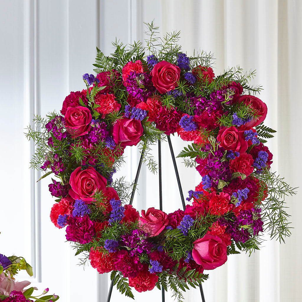 Calming Colors Wreath – LANELLE'S FLORAL DESIGNS, Livonia LA