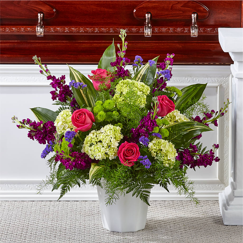 Beautiful Horizons Floor Basket – LANELLE'S FLORAL DESIGNS, Livonia LA