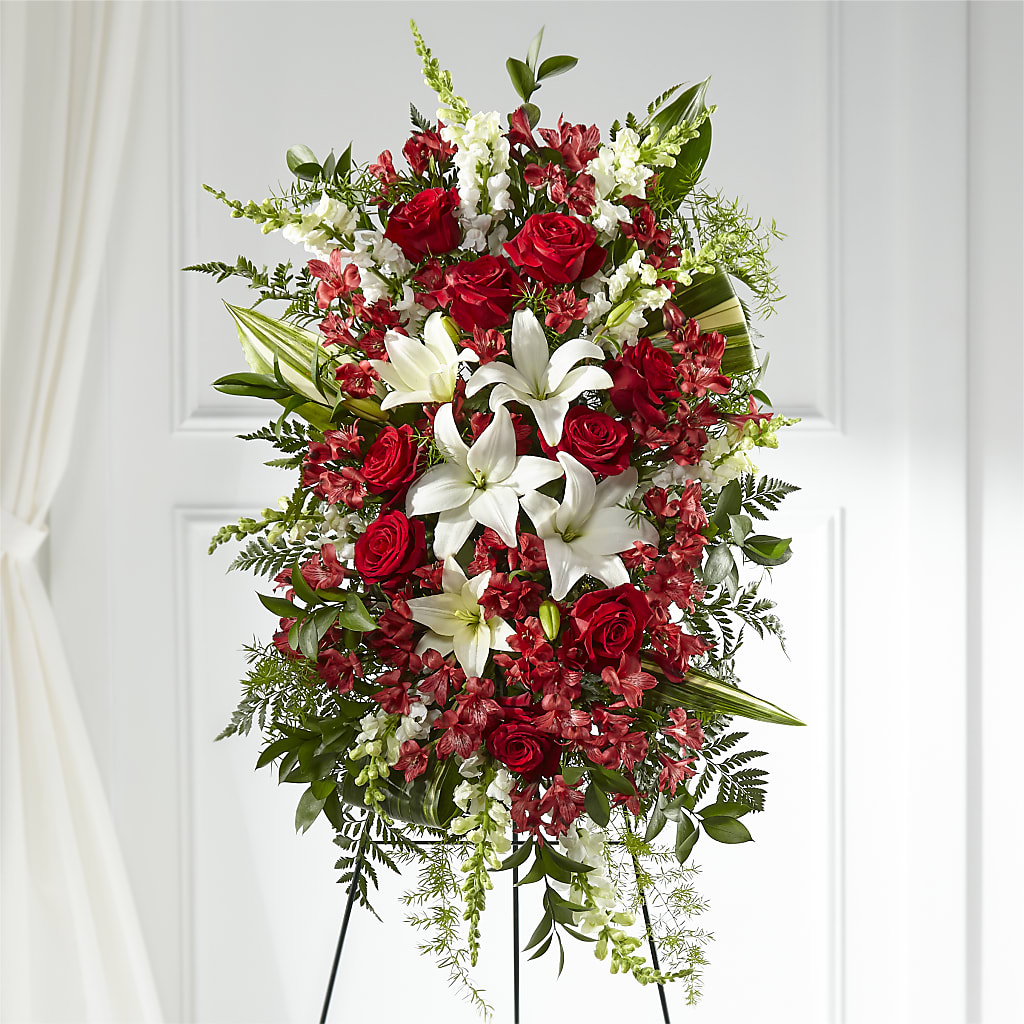 Everlasting Memory Standing Spray – LANELLE'S FLORAL DESIGNS, Livonia LA
