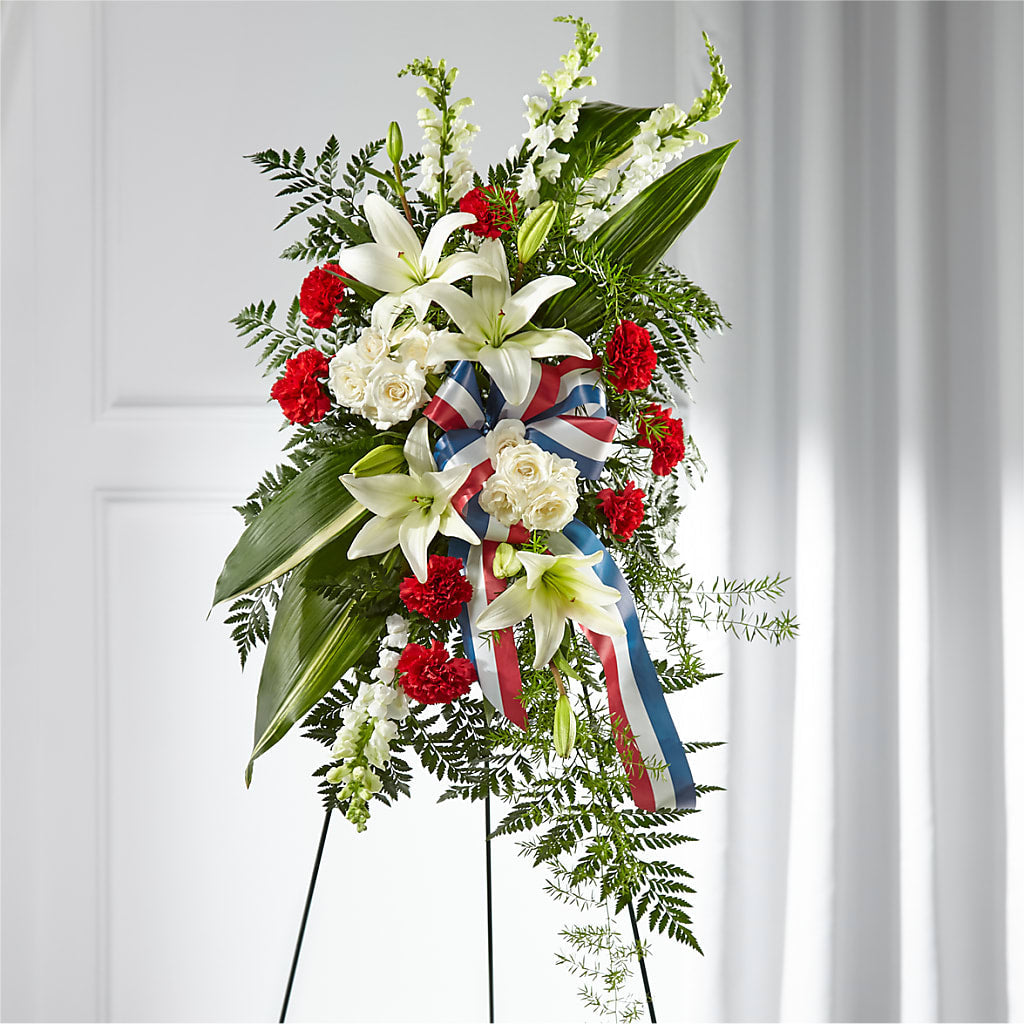 Stars of Life Standing Spray – LANELLE'S FLORAL DESIGNS, Livonia LA
