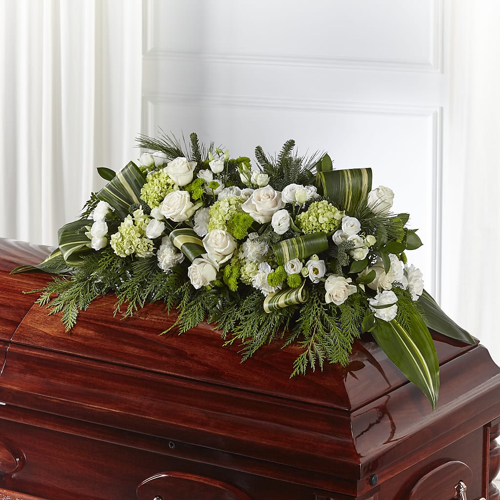 Hopeful Gesture Casket Spray – LANELLE'S FLORAL DESIGNS, Livonia LA