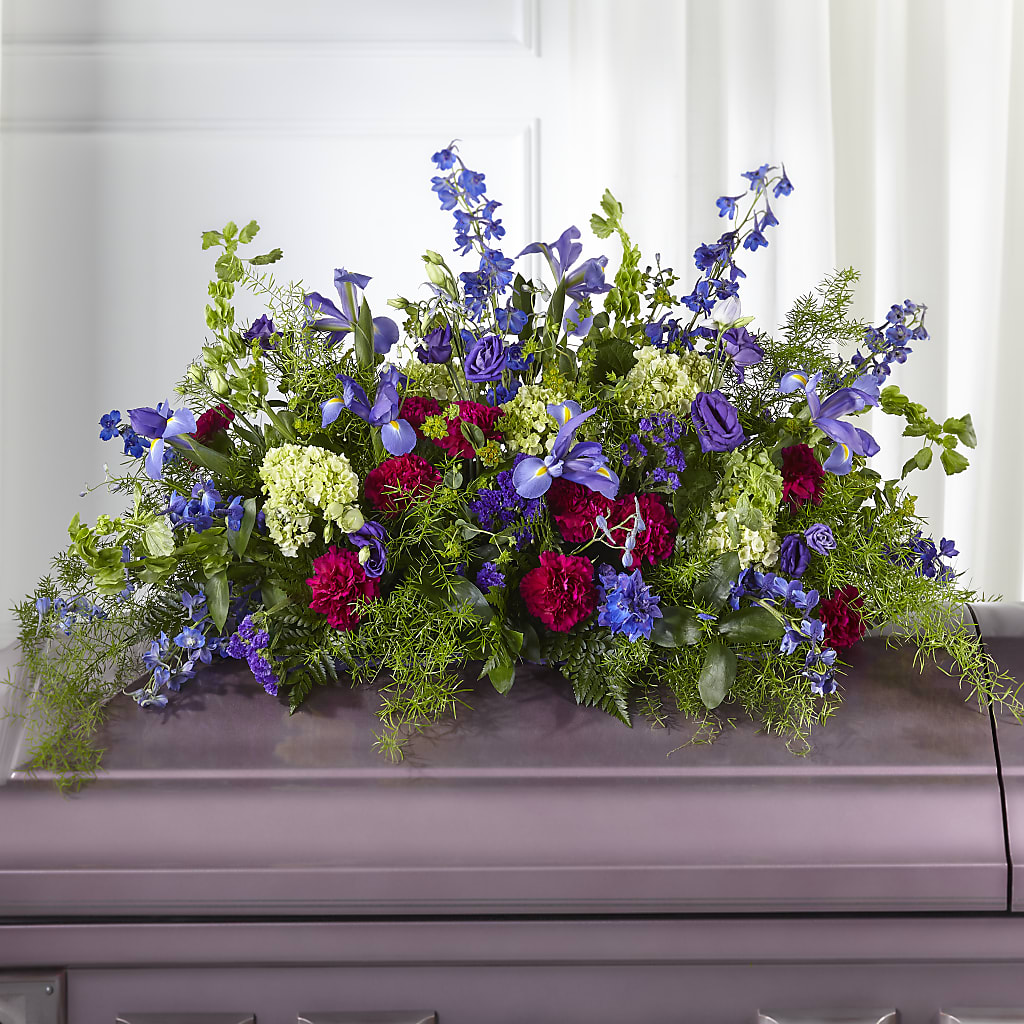 Always Treasured Casket Spray – LANELLE'S FLORAL DESIGNS, Livonia LA