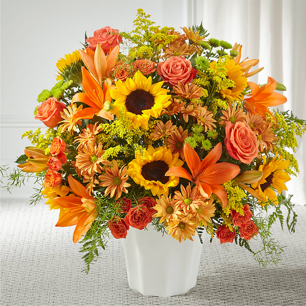 Harvest Thoughts Floor Basket – LANELLE'S FLORAL DESIGNS, Livonia LA