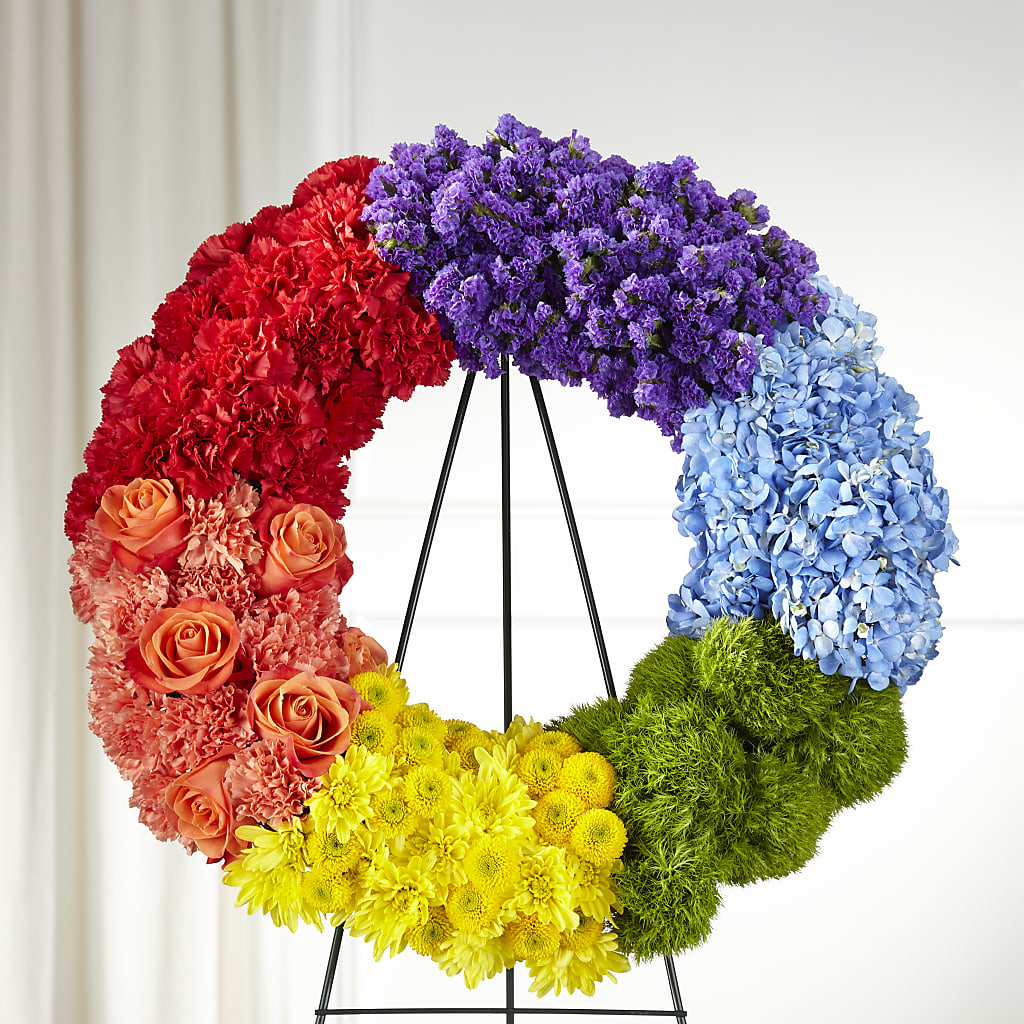 Circle of Love Wreath – LANELLE'S FLORAL DESIGNS, Livonia LA