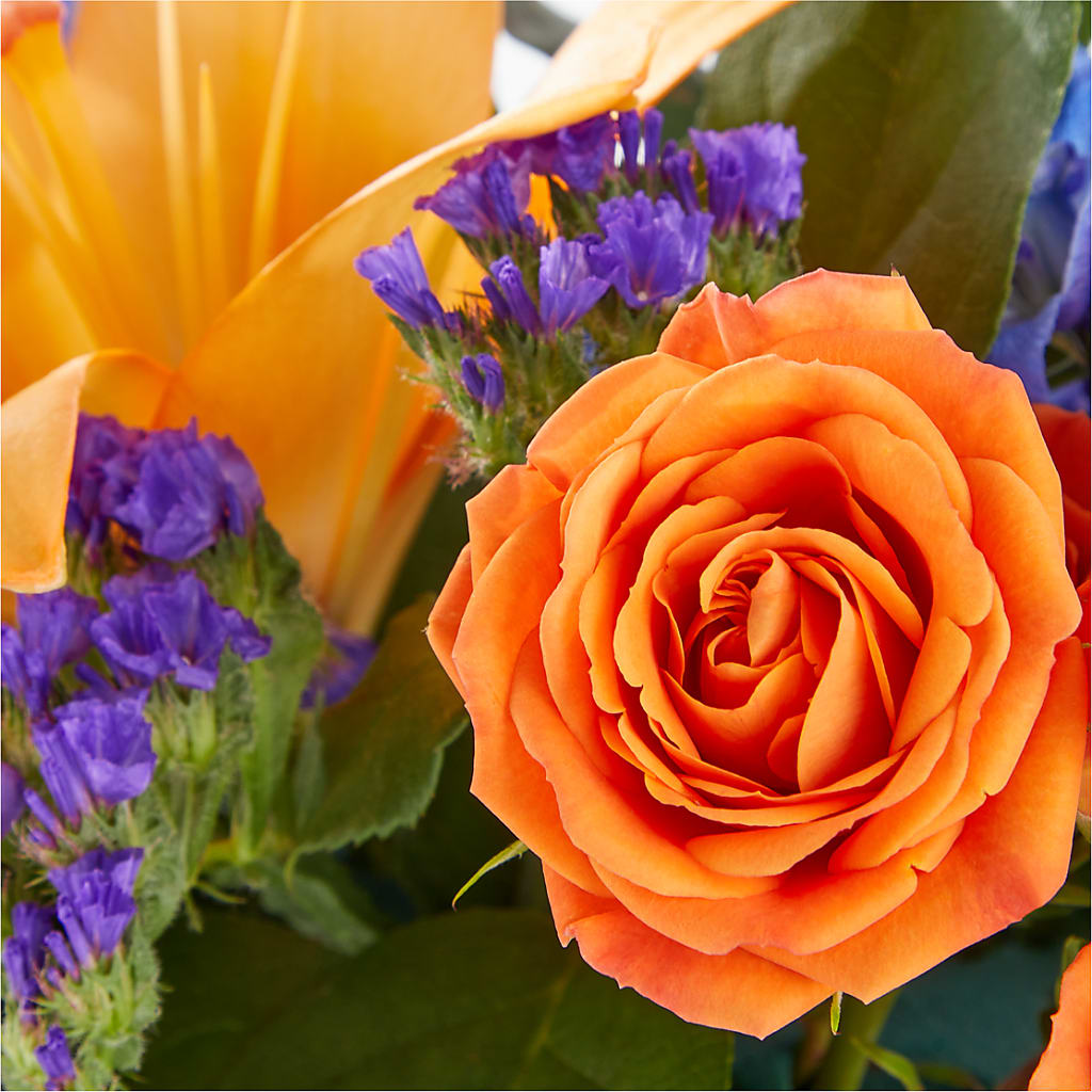 Radiant Citrus Box Bouquet – LANELLE'S FLORAL DESIGNS, Livonia LA