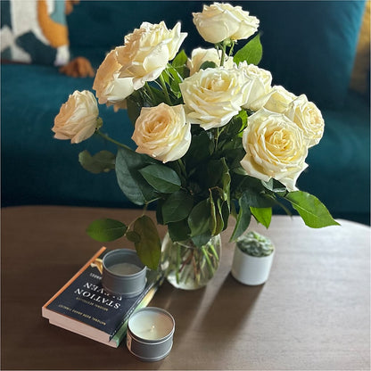 Long Stem Yellow Rose Bouquet – LANELLE'S FLORAL DESIGNS, Livonia LA