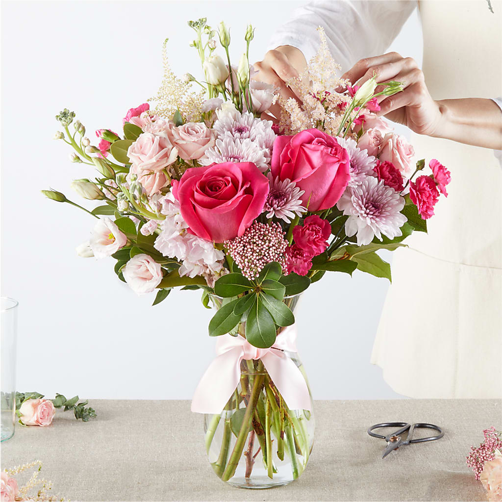 Pink Ribbon - A Florist Original – LANELLE'S FLORAL DESIGNS, Livonia LA