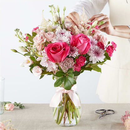 Pink Ribbon - A Florist Original – LANELLE'S FLORAL DESIGNS, Livonia LA
