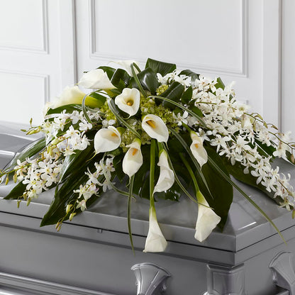 Angel Wings Casket Spray – LANELLE'S FLORAL DESIGNS, Livonia LA