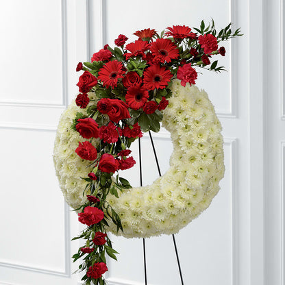 Graceful Tribute Wreath – LANELLE'S FLORAL DESIGNS, Livonia LA