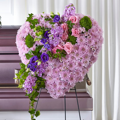 Treasured Love Standing Heart – LANELLE'S FLORAL DESIGNS, Livonia LA