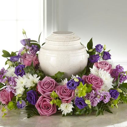 Blooming Sympathy Cremation Adornment – LANELLE'S FLORAL DESIGNS, Livonia LA