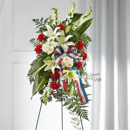 Stars of Life Standing Spray – LANELLE'S FLORAL DESIGNS, Livonia LA