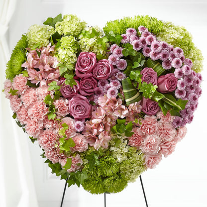 Heartwarming Standing Heart – LANELLE'S FLORAL DESIGNS, Livonia LA