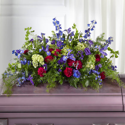 Always Treasured Casket Spray – LANELLE'S FLORAL DESIGNS, Livonia LA