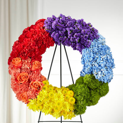 Circle of Love Wreath – LANELLE'S FLORAL DESIGNS, Livonia LA