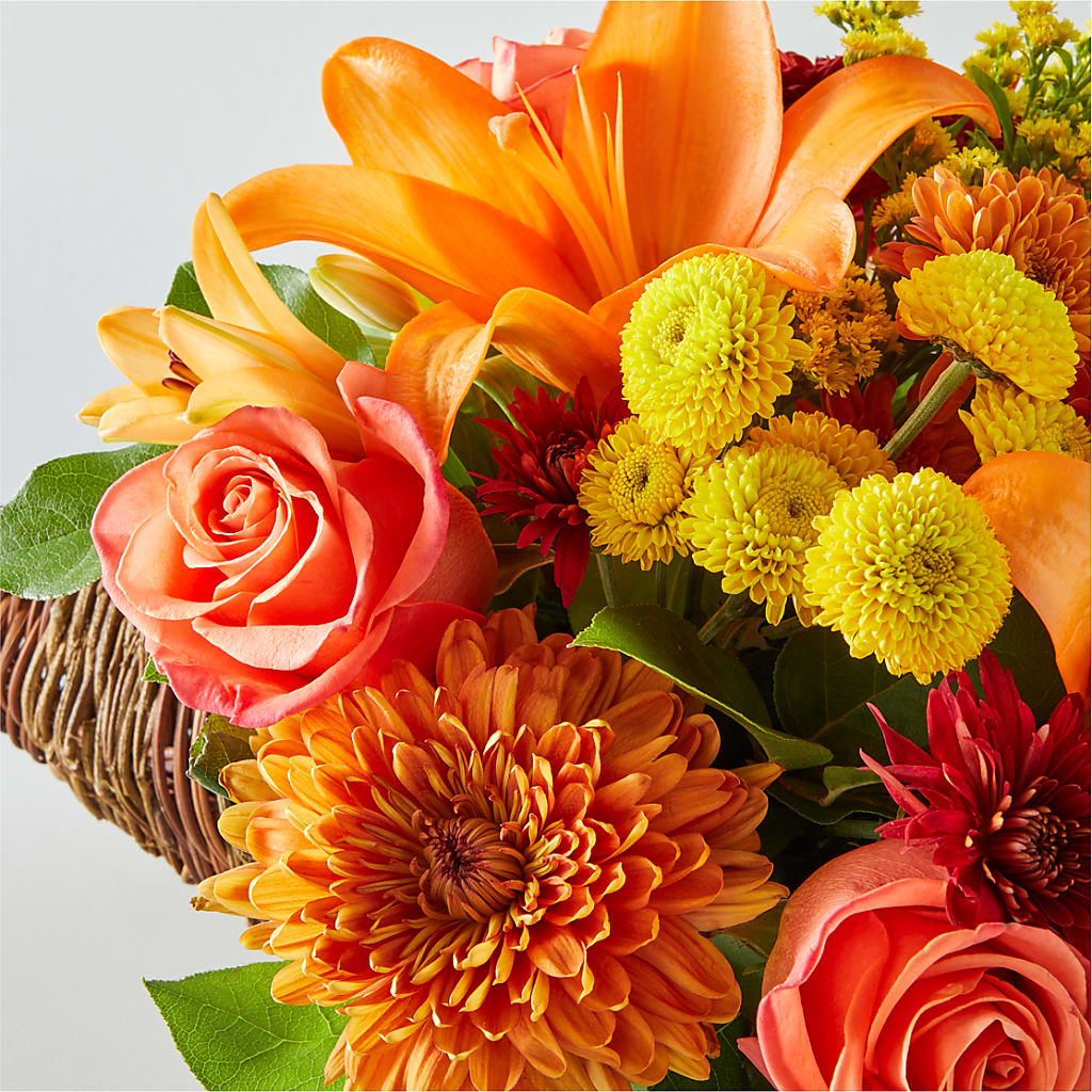 Bouquet of Blessings Cornucopia – LANELLE'S FLORAL DESIGNS, Livonia LA