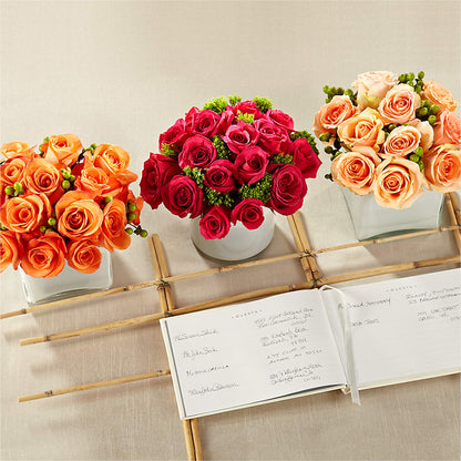 Dawn Rose Centerpiece – LANELLE'S FLORAL DESIGNS, Livonia LA